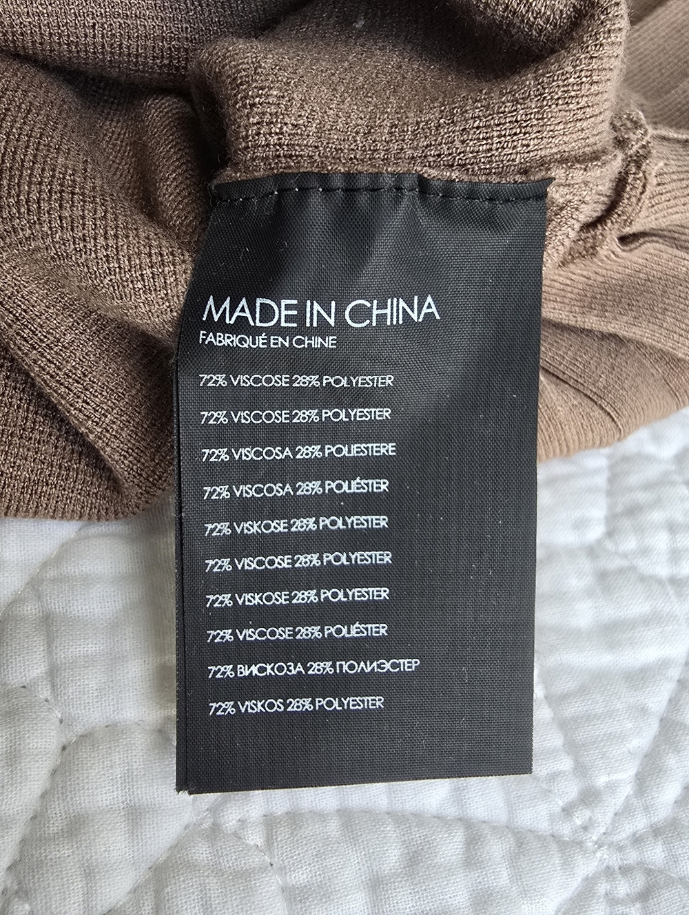 Club Monaco Slim Pleated Hem Knit Taupe Midi Pencil Skirt - Picture 5 of 10
